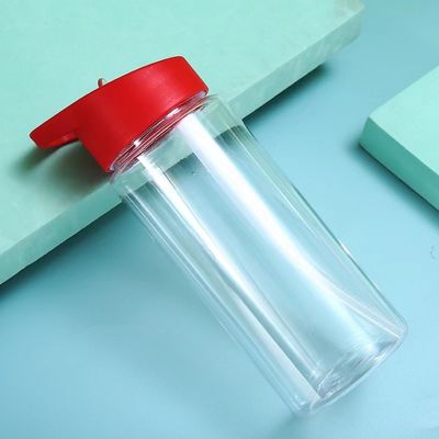 Leak-proof and Infuser Design Transparent Summer Plastic Water Bottle with Straw