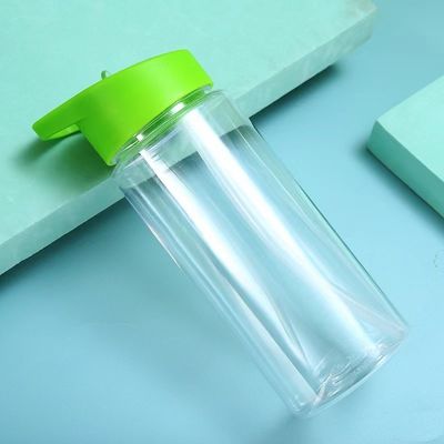 Leak-proof and Infuser Design Transparent Summer Plastic Water Bottle with Straw
