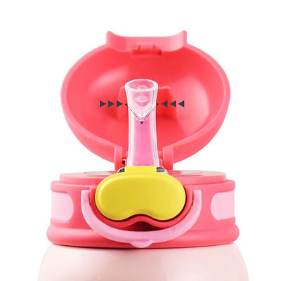 Customized Keep Hot and Cold Sports Kids Water Bottle with Straw Handle Lid 550ml Capacity
