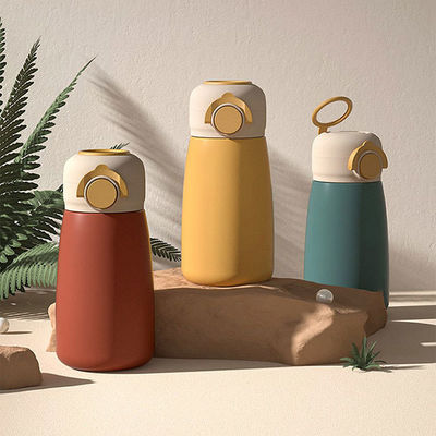 Double Drinking Insulated Water Bottle Custom Logo Mini Bottle with Cute Design Style