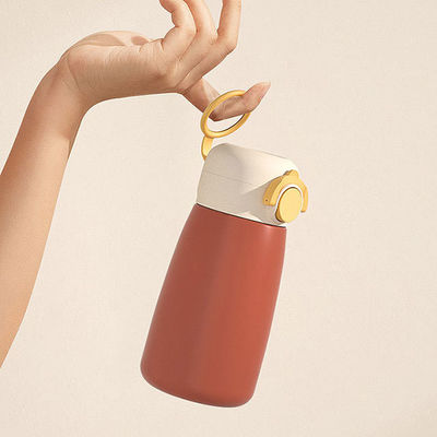 Double Drinking Insulated Water Bottle Custom Logo Mini Bottle with Cute Design Style