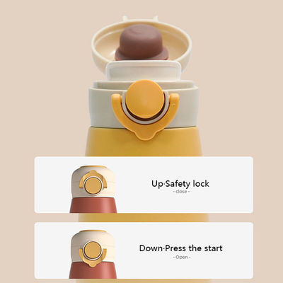 Double Drinking Insulated Water Bottle Custom Logo Mini Bottle with Cute Design Style
