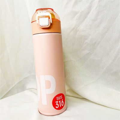 Beautiful Shape Stainless Steel Vacuum Flask with Straight Cup and Superior Insulation