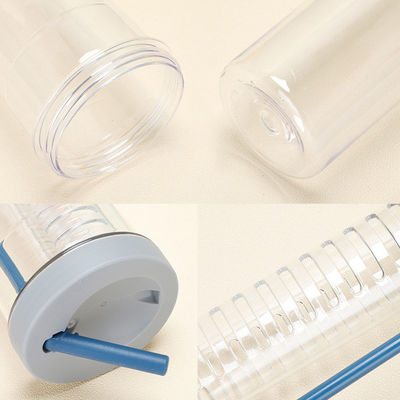 800ml Plastic Outdoor Sports Straw Juice Drinking Water Bottle Cup with Custom Logo