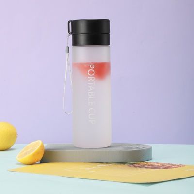 TOUR Recyclable Pastic 600ml 800ml Water Bottle With Time Marker for Outdoor Activity