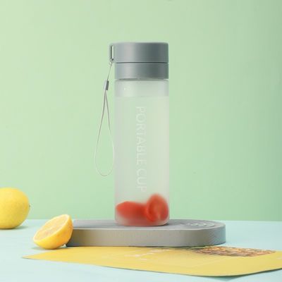 TOUR Recyclable Pastic 600ml 800ml Water Bottle With Time Marker for Outdoor Activity