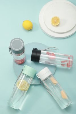 TOUR Recyclable Pastic 600ml 800ml Water Bottle With Time Marker for Outdoor Activity