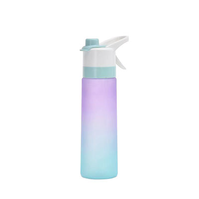 25oz BPA Free Leak Proof Sports Spray Plastic Water Bottle with Spray Mist Continuous