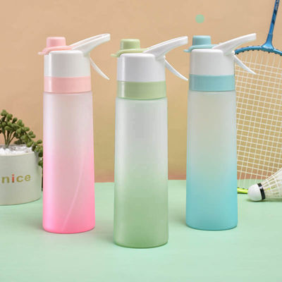 156g Plastic Water Bottle BPA-Free Straight Mug Portable Gradient Color Cup for Kids