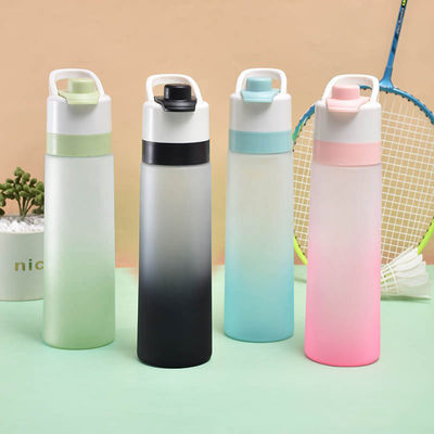 156g Plastic Water Bottle BPA-Free Straight Mug Portable Gradient Color Cup for Kids