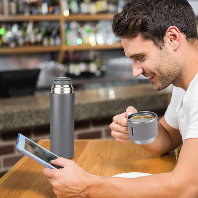 Christmas Custom Logo Travel Business Gift Set 500ml Capacity Stainless Steel Vacuum Flask