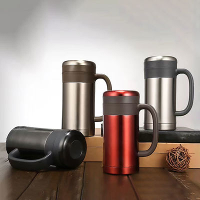 Stainless Steel Travel Mug with Handle Enjoy Your Favorite Beverages Anytime Anywhere
