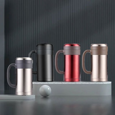 Stainless Steel Travel Mug with Handle Enjoy Your Favorite Beverages Anytime Anywhere