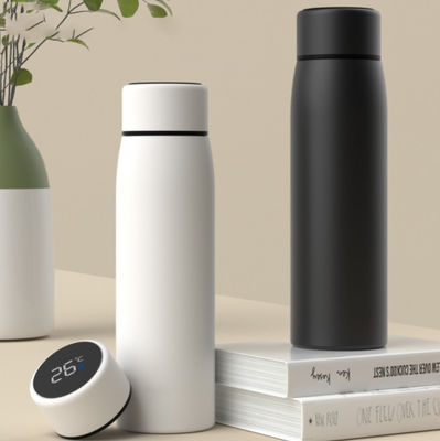 Stainless Steel 380ml LED Temperature Display Smart Bottle Portable and Custom Pattern