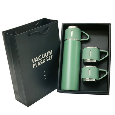 Metal Type Stainless Steel Business Insulated Water Flask 500ML Vacuum Mug Cup Bottle