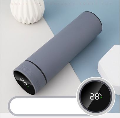 Custom Logo Thermos WITH LID Stainless Steel LED Water Bottle With Temperature Display