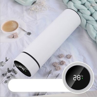 Custom Logo Thermos WITH LID Stainless Steel LED Water Bottle With Temperature Display
