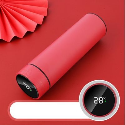 Custom Logo Thermos WITH LID Stainless Steel LED Water Bottle With Temperature Display