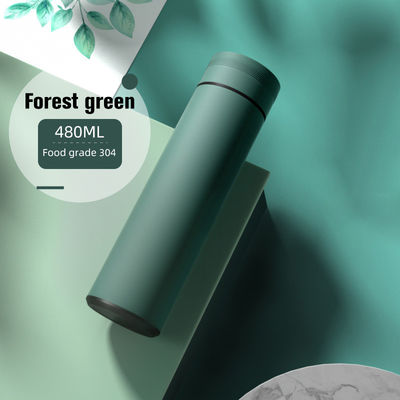 Digital Touch Screen Temperature Display 480ML LED Thermos Bottle for Drinkware Type