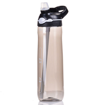 Colorful Sports Shaker with Straw Simple and Popular 25oz Tritan Plastic Water Bottle