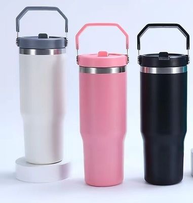 Custom Color 304 Stainless Steel Thermos Vacuum Flask Travel Coffee Mug Reusable Bottle