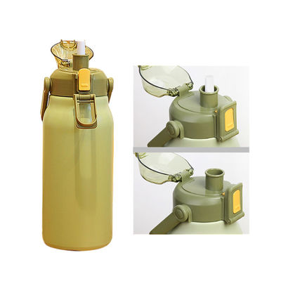 Stainless Steel Smart Water Bottle Designer 1700ml Capacity with Time Marker and Li