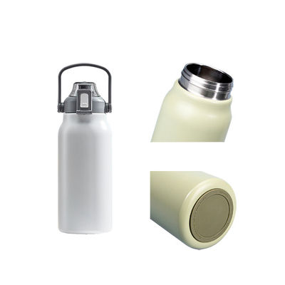 Stainless Steel Smart Water Bottle Designer 1700ml Capacity with Time Marker and Li