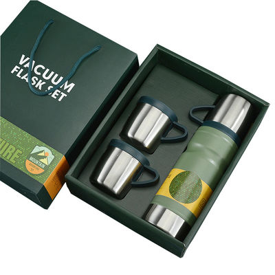Vacuum Drinkware 3 in 1 Mugs Cups Flasks Thermoses Stainless Steel Thermal Water Bottle