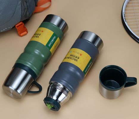 Vacuum Drinkware 3 in 1 Mugs Cups Flasks Thermoses Stainless Steel Thermal Water Bottle
