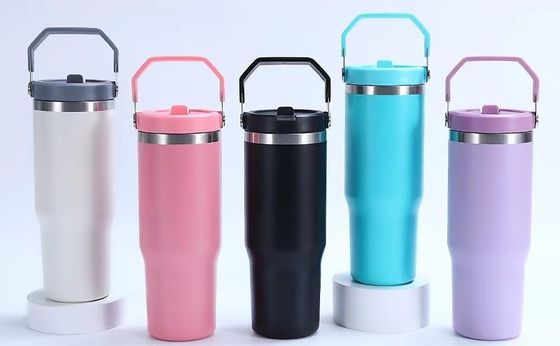 Forest Sublimation Sport Tumbler WITH LID and Handle for 30oz Capacity Bulk Purchase