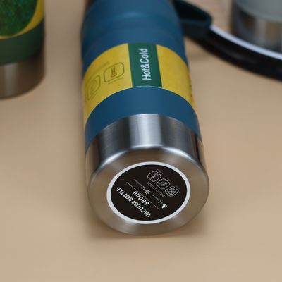 680ml Stainless Steel Vacuum Flask Set Perfect for Business Promotion 3 Lids Included