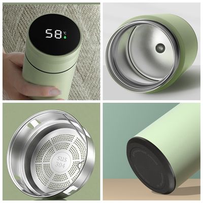 Vacuum Flasks Thermoses Customized Logo LED Thermos Bottle with Digital Touch Screen