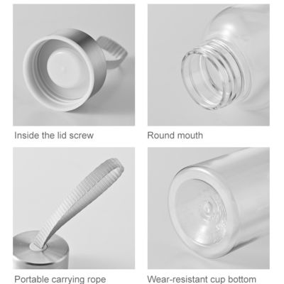 Custom Pattern 300ml 400ml 500ml Plastic Bottle for Outdoor Sports and Travel Efficiency