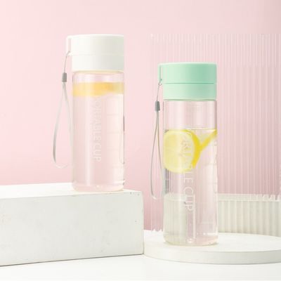 Children's Clear Plastic Water Bottle with Custom Logo BPA Free and Direct Drinking