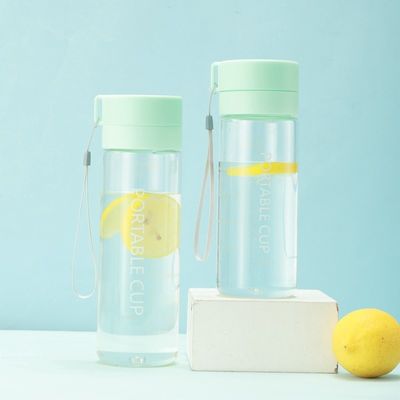Children's Clear Plastic Water Bottle with Custom Logo BPA Free and Direct Drinking