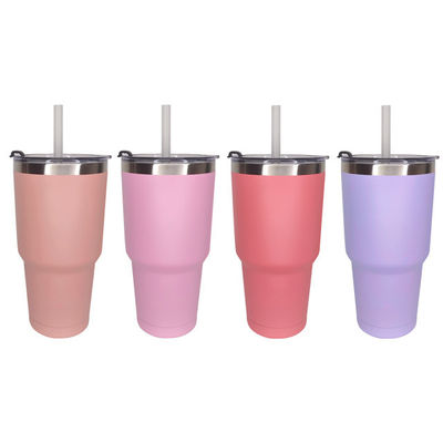 Modern Design 30oz Stainless Steel Double-Walled Tumbler for Stocked Office/Car/Home