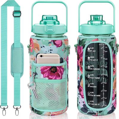 Thermal Insulation Performance None 2000ml Water Bottle with Neoprene Sleeve and Strap