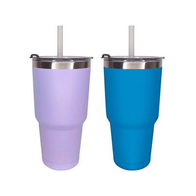 Modern Design 30oz Stainless Steel Double-Walled Tumbler for Stocked Office/Car/Home