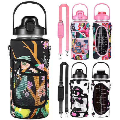 Thermal Insulation Performance None 2000ml Water Bottle with Neoprene Sleeve and Strap