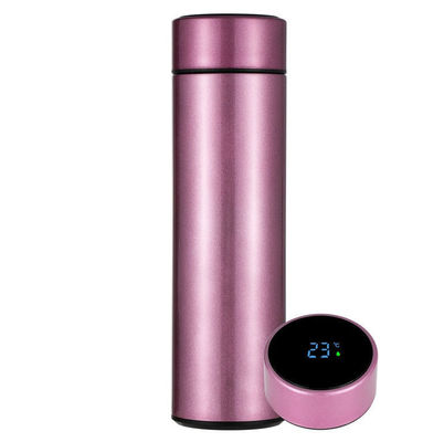 BPA-Free Vacuum Insulated Thermos Bottle with LED Temperature Display and Tea Infuser