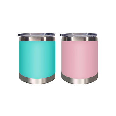 Stainless Steel Travel Tumbler with Powder Coated Handle Durable Vacuum Coffee Mug