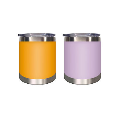 Stainless Steel Travel Tumbler with Powder Coated Handle Durable Vacuum Coffee Mug