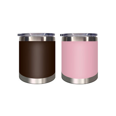 Stainless Steel Travel Tumbler with Powder Coated Handle Durable Vacuum Coffee Mug
