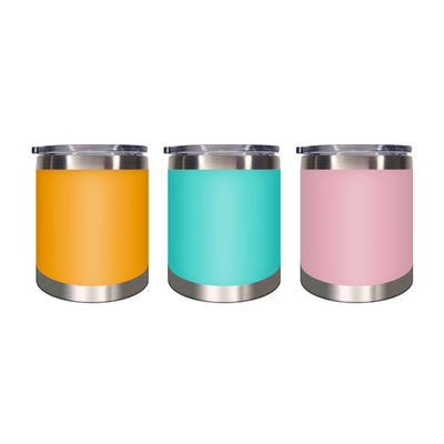 Stainless Steel Travel Tumbler with Powder Coated Handle Durable Vacuum Coffee Mug