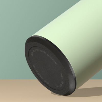 Vacuum Insulated Solid Color LED Temperature Display Thermos Cup with Tea Separation