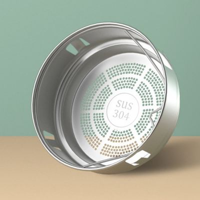 Vacuum Insulated Solid Color LED Temperature Display Thermos Cup with Tea Separation