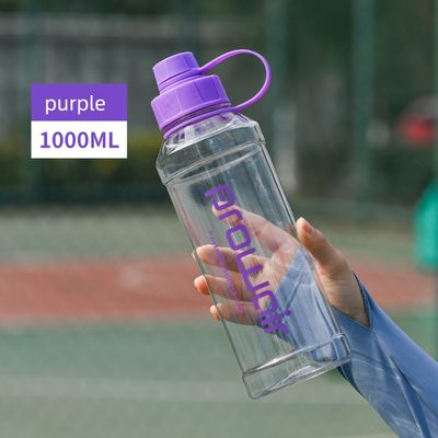 Not Equipped 1000ml PC Plastic Water Cup for Transparent Small Mouth Drinking Bottle