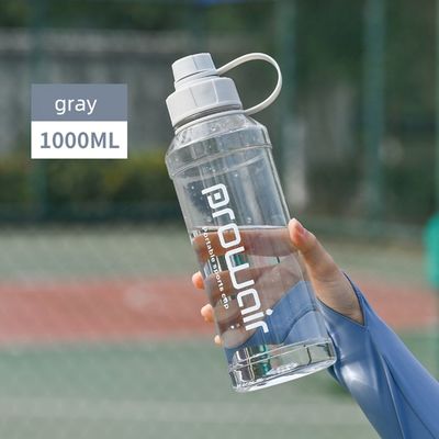 Not Equipped 1000ml PC Plastic Water Cup for Transparent Small Mouth Drinking Bottle