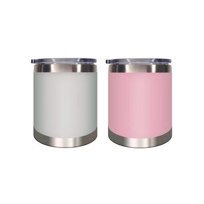 Stainless Steel Travel Tumbler With Powder Coated Handle And Lid Durable and Colorful