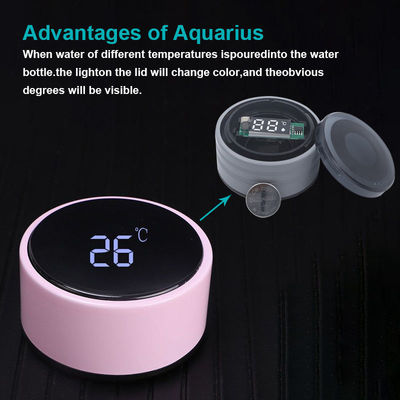 Normal Inteligente Digital Vaccum Mug Thermos Insulated 500ml Stainless Steel Water Bottle Color Random
